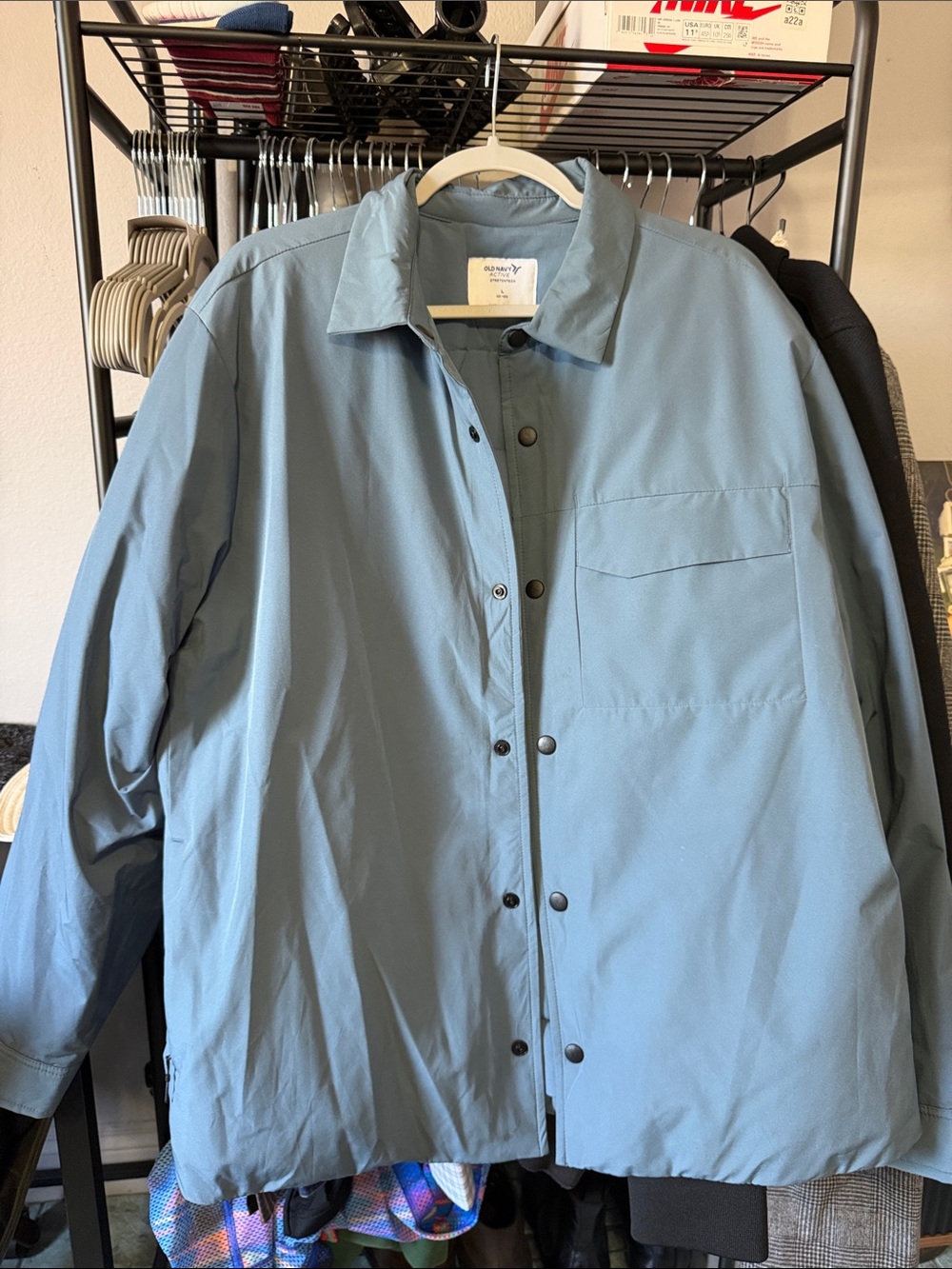 Old Navy Light Blue Men's Shirt Jacket